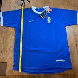 Nike Brazil Blue Away Soccer Jersey